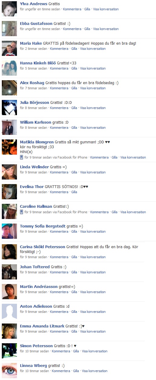 Grattisönskningar
