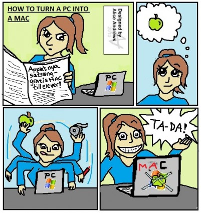 How to turn a pc into a mac